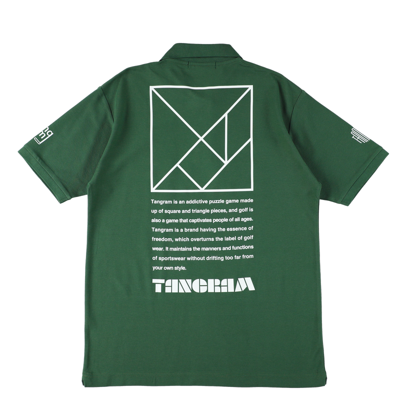 TURF LOGO POLO SHIRTS GREEN TGS-MPL94
