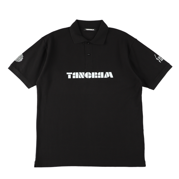 TURF LOGO POLO SHIRTS BLACK TGS-MPL94