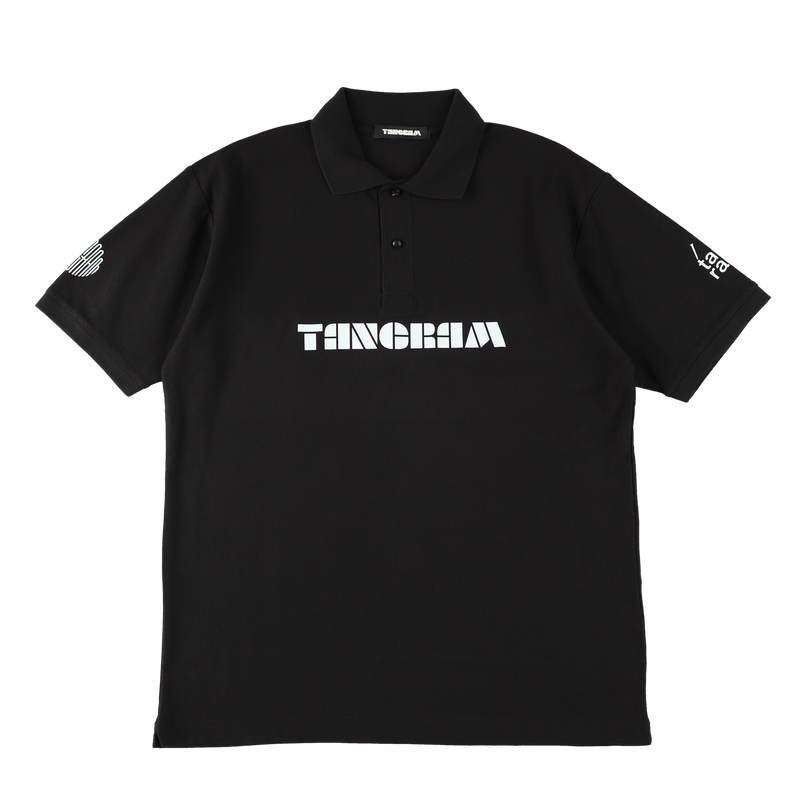 TURF LOGO POLO SHIRTS BLACK TGS-MPL94