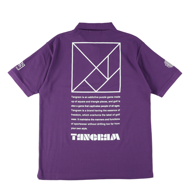 TURF LOGO POLO SHIRTS PURPLE TGS-MPL94