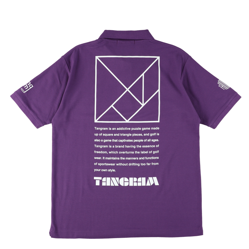 TURF LOGO POLO SHIRTS PURPLE TGS-MPL94