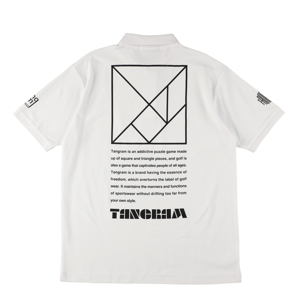 TURF LOGO POLO SHIRTS WHITE TGS-MPL94