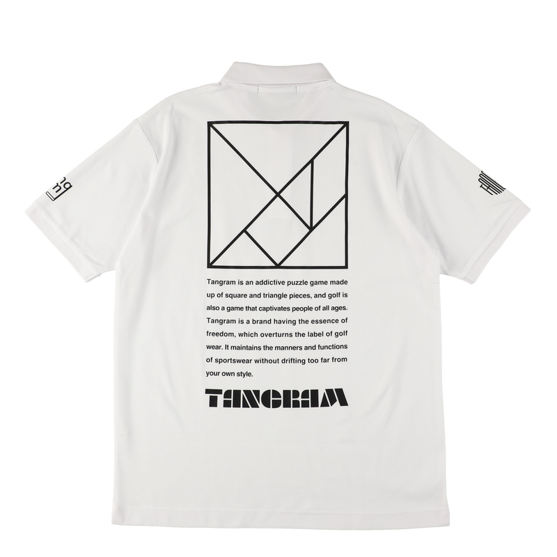 TURF LOGO POLO SHIRTS WHITE TGS-MPL94