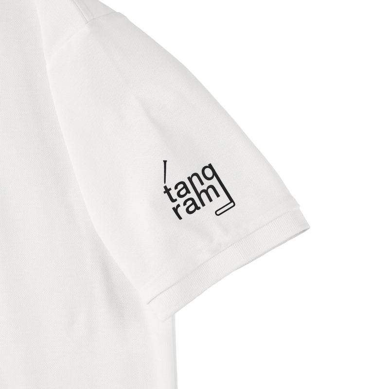 TURF LOGO POLO SHIRTS WHITE TGS-MPL94