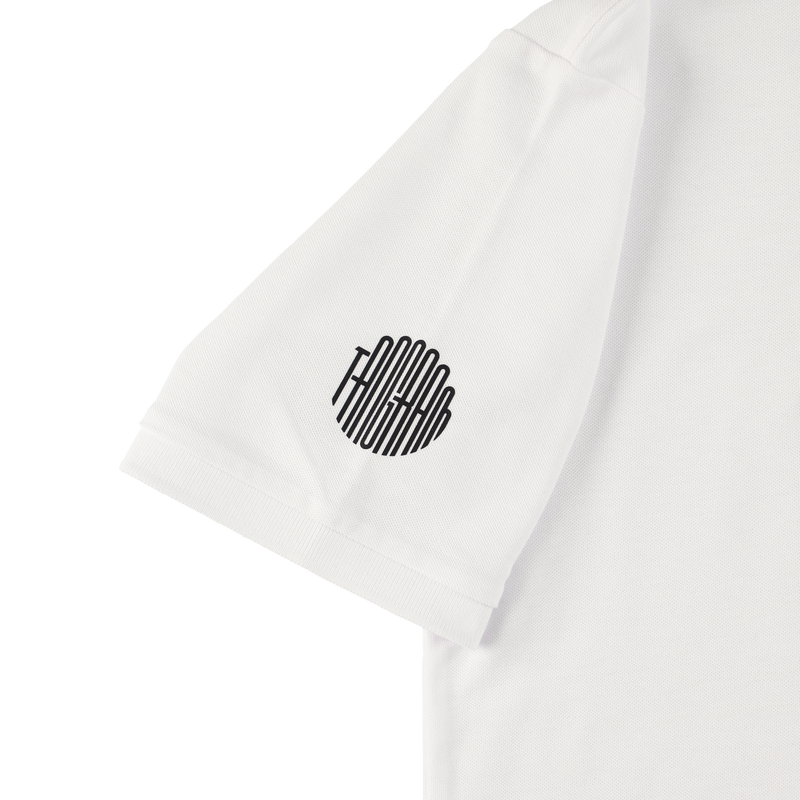 TURF LOGO POLO SHIRTS WHITE TGS-MPL94