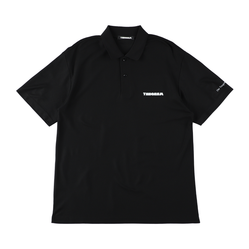 BASIC PUZZLE LOGO POLO SHIRTS BLACK TGS-MPL97
