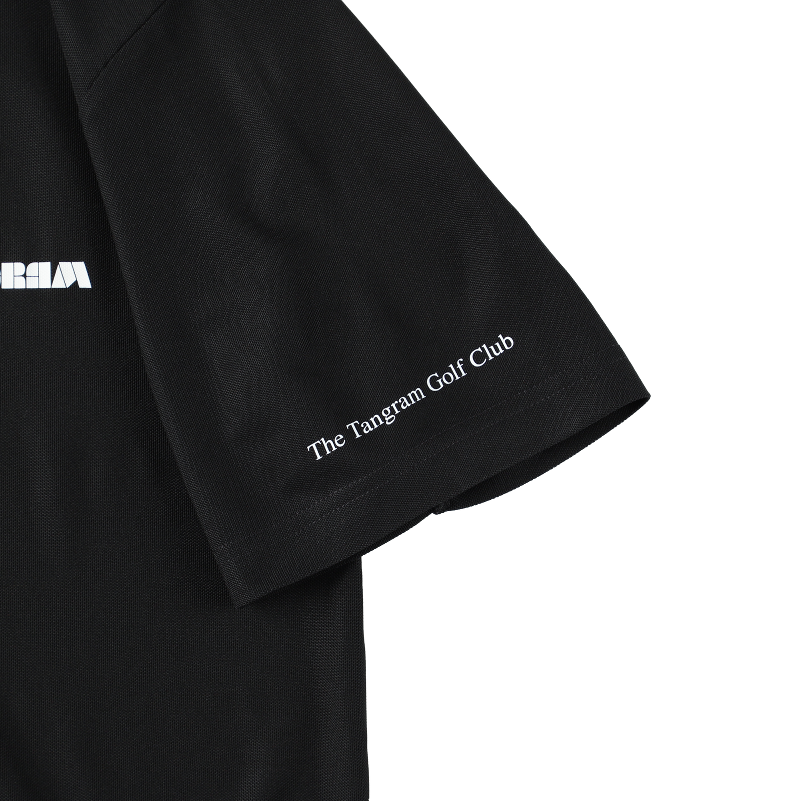 BASIC PUZZLE LOGO POLO SHIRTS BLACK TGS-MPL97 – TANGRAM