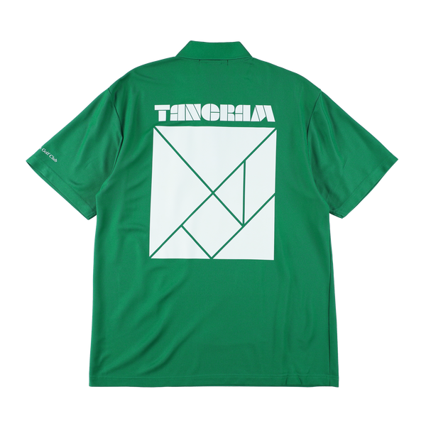 BASIC PUZZLE LOGO POLO SHIRTS GREEN TGS-MPL97