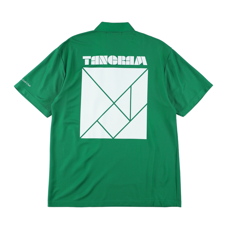 BASIC PUZZLE LOGO POLO SHIRTS GREEN TGS-MPL97