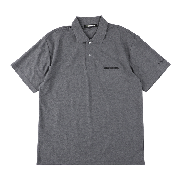 BASIC PUZZLE LOGO POLO SHIRTS HEATHER CHARCOAL TGS-MPL97