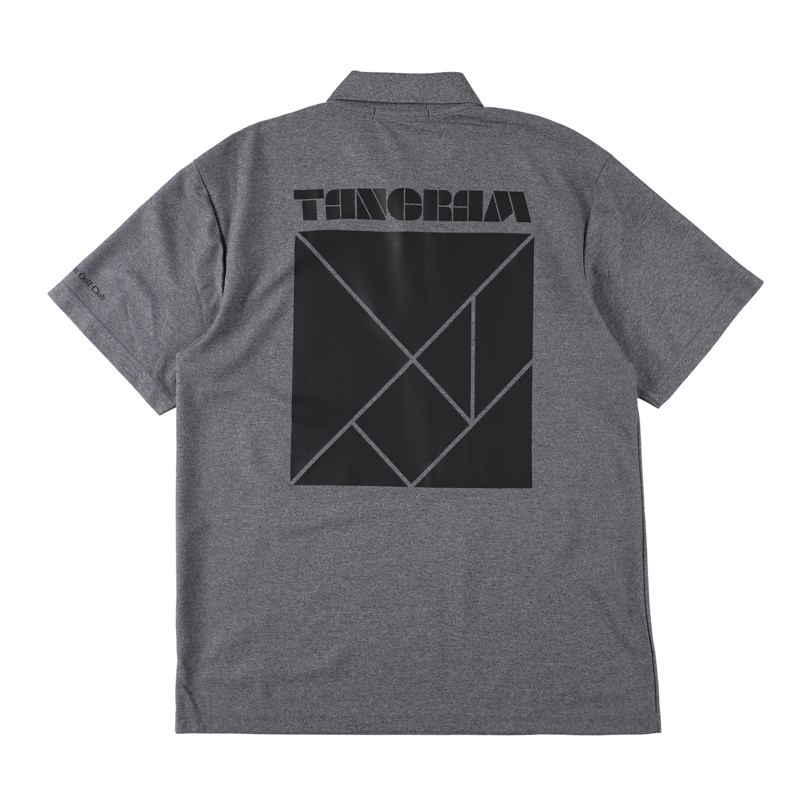 BASIC PUZZLE LOGO POLO SHIRTS HEATHER CHARCOAL TGS-MPL97