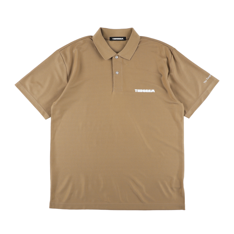 BASIC PUZZLE LOGO POLO SHIRTS KHAKI TGS-MPL97 – TANGRAM