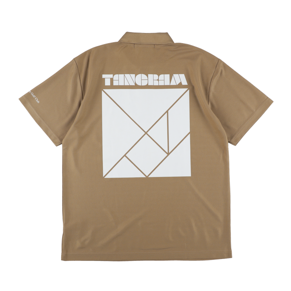 BASIC PUZZLE LOGO POLO SHIRTS KHAKI TGS-MPL97 – TANGRAM