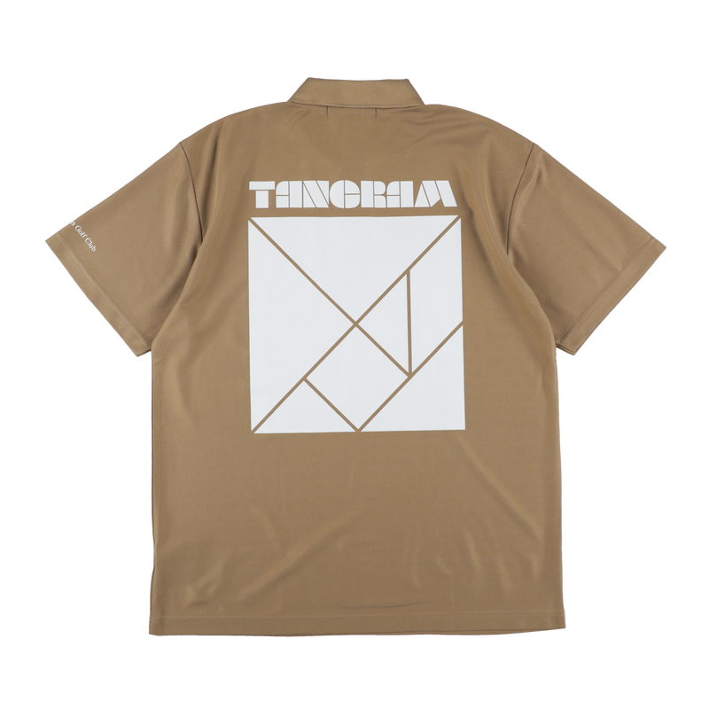 BASIC PUZZLE LOGO POLO SHIRTS KHAKI TGS-MPL97 – TANGRAM