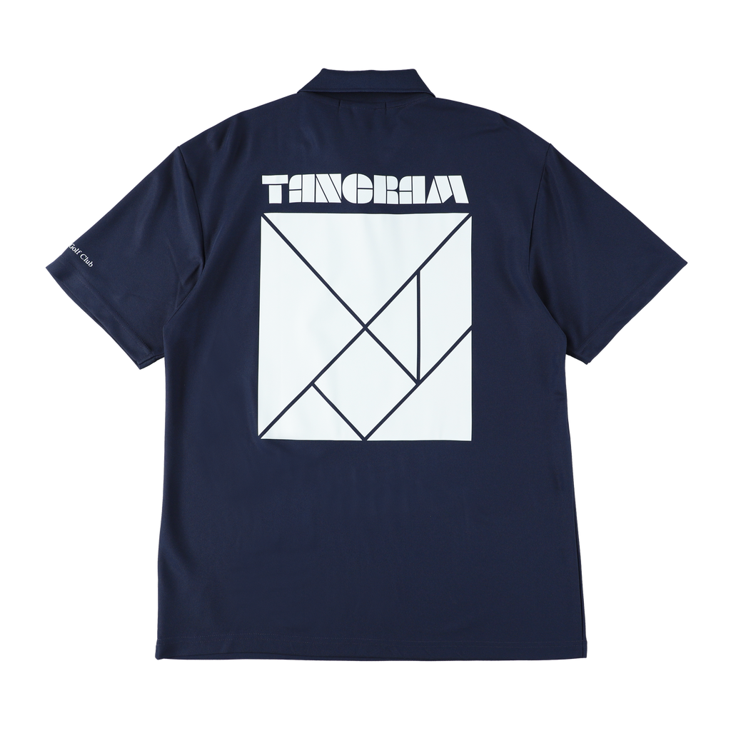 BASIC PUZZLE LOGO POLO SHIRTS INDIGO TGS-MPL97 – TANGRAM