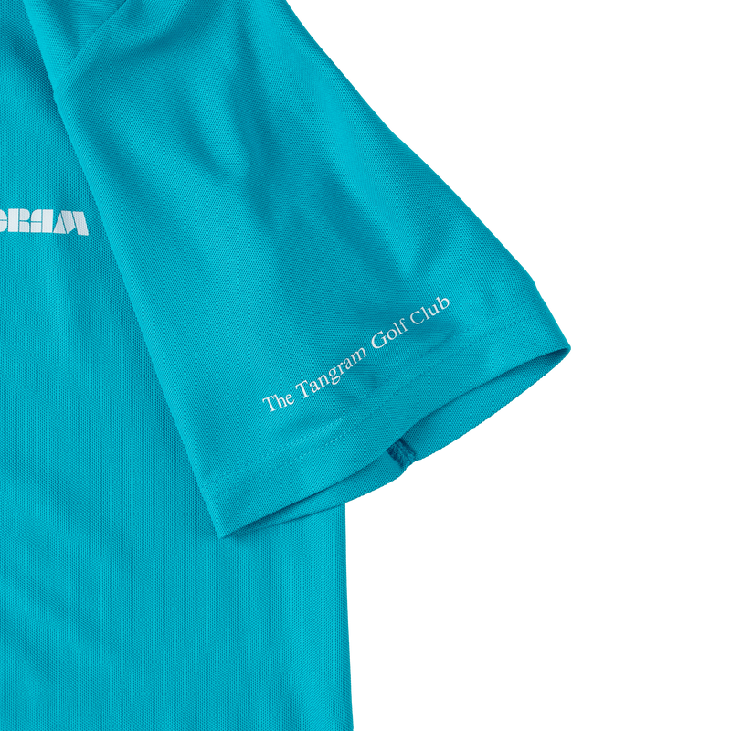 BASIC PUZZLE LOGO POLO SHIRTS TURQUISE TGS-MPL97