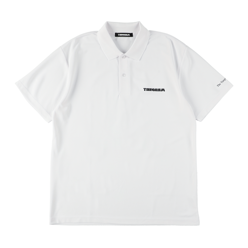 BASIC PUZZLE LOGO POLO SHIRTS WHITE TGS-MPL97
