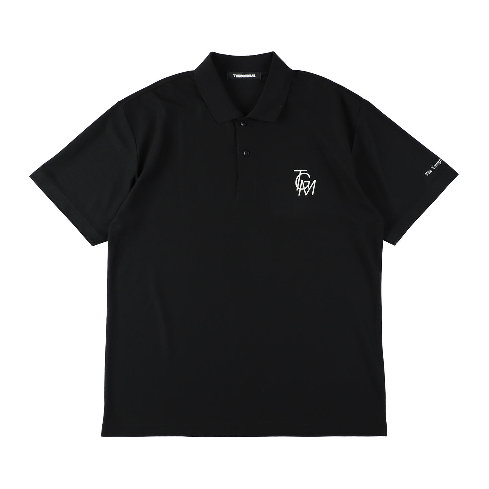 BASIC TGM LOGO POLO SHIRTS BLACK TGS-MPL98 – TANGRAM