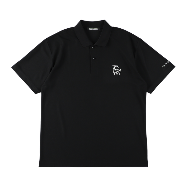 BASIC TGM LOGO POLO SHIRTS BLACK TGS-MPL98