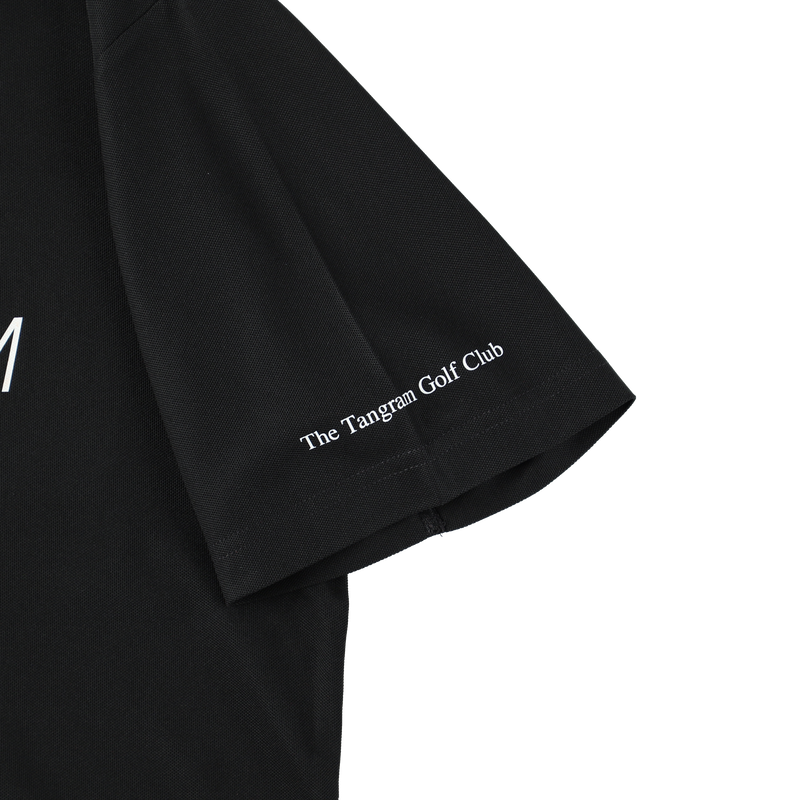 BASIC TGM LOGO POLO SHIRTS BLACK TGS-MPL98