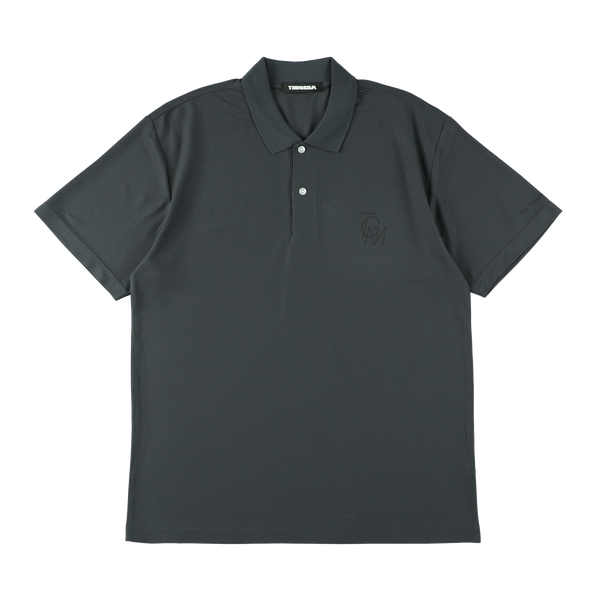 BASIC TGM LOGO POLO SHIRTS CARBON GRAY TGS-MPL98