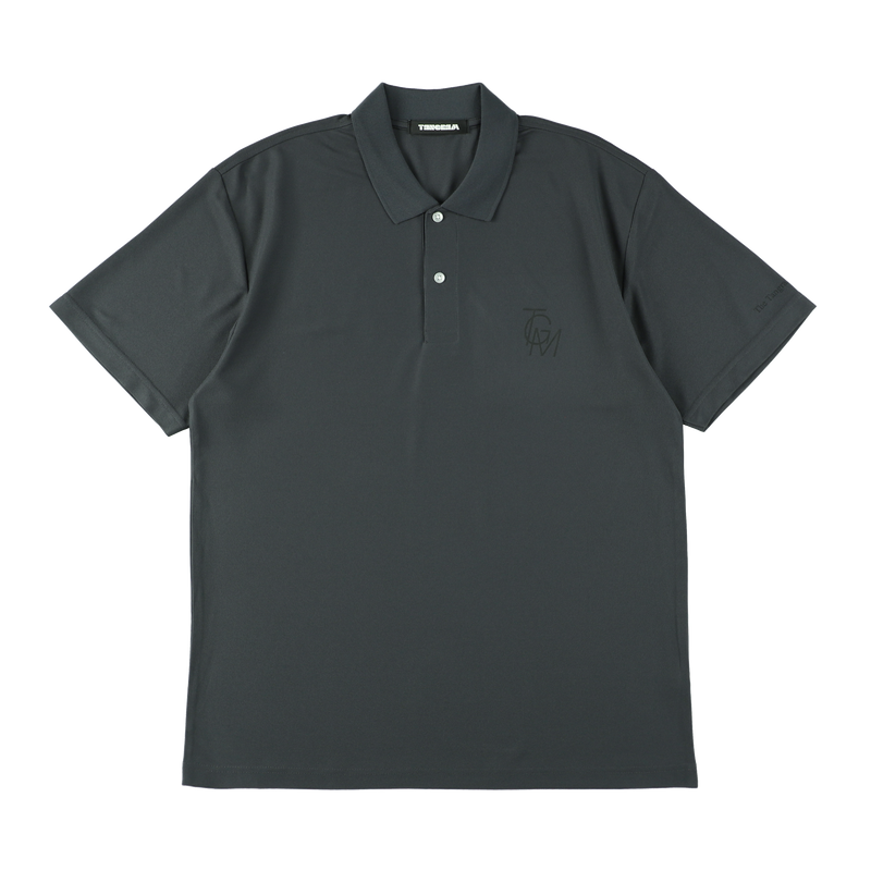 BASIC TGM LOGO POLO SHIRTS CARBON GRAY TGS-MPL98