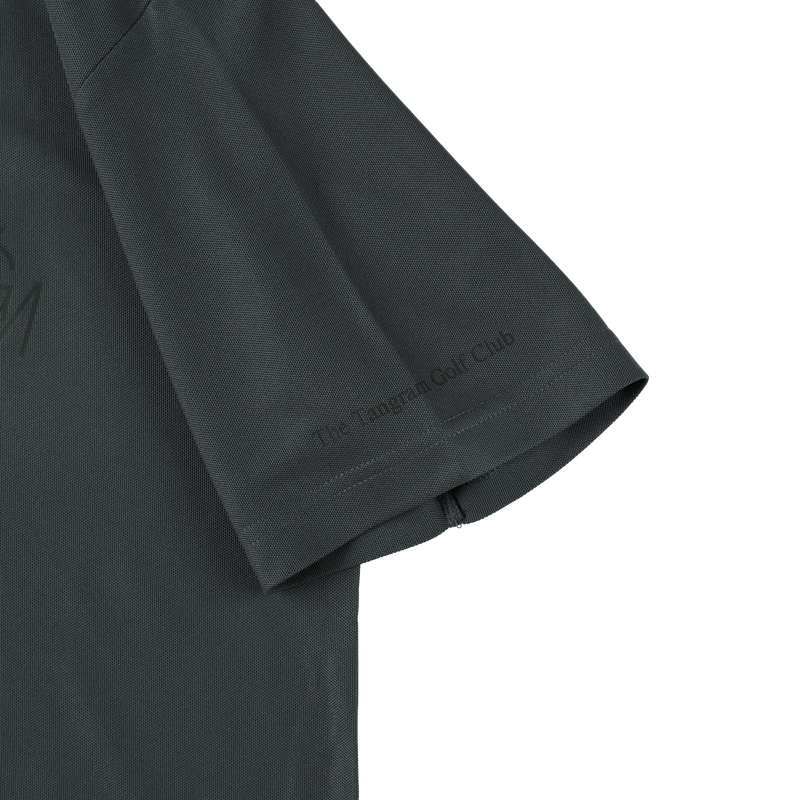 BASIC TGM LOGO POLO SHIRTS CARBON GRAY TGS-MPL98