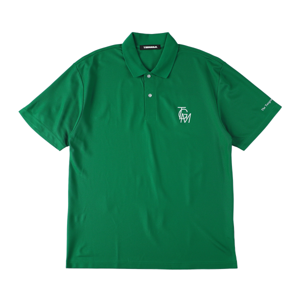 BASIC TGM LOGO POLO SHIRTS GREEN TGS-MPL98