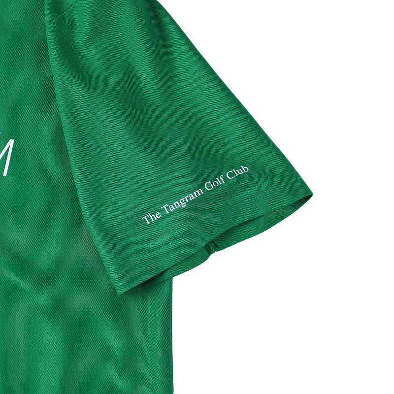 BASIC TGM LOGO POLO SHIRTS GREEN TGS-MPL98