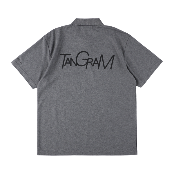 BASIC TGM LOGO POLO SHIRTS HEATHER CHARCOAL TGS-MPL98