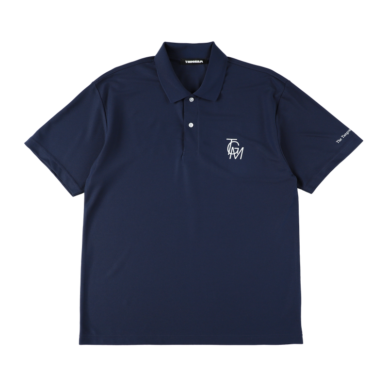 BASIC TGM LOGO POLO SHIRTS INDIGO TGS-MPL98