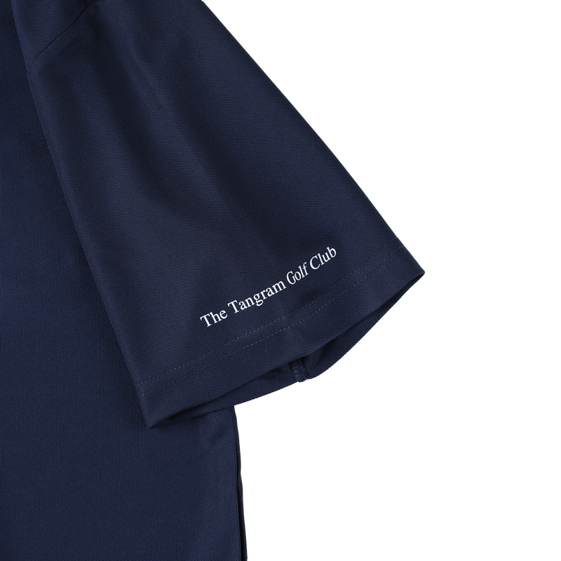 BASIC TGM LOGO POLO SHIRTS INDIGO TGS-MPL98