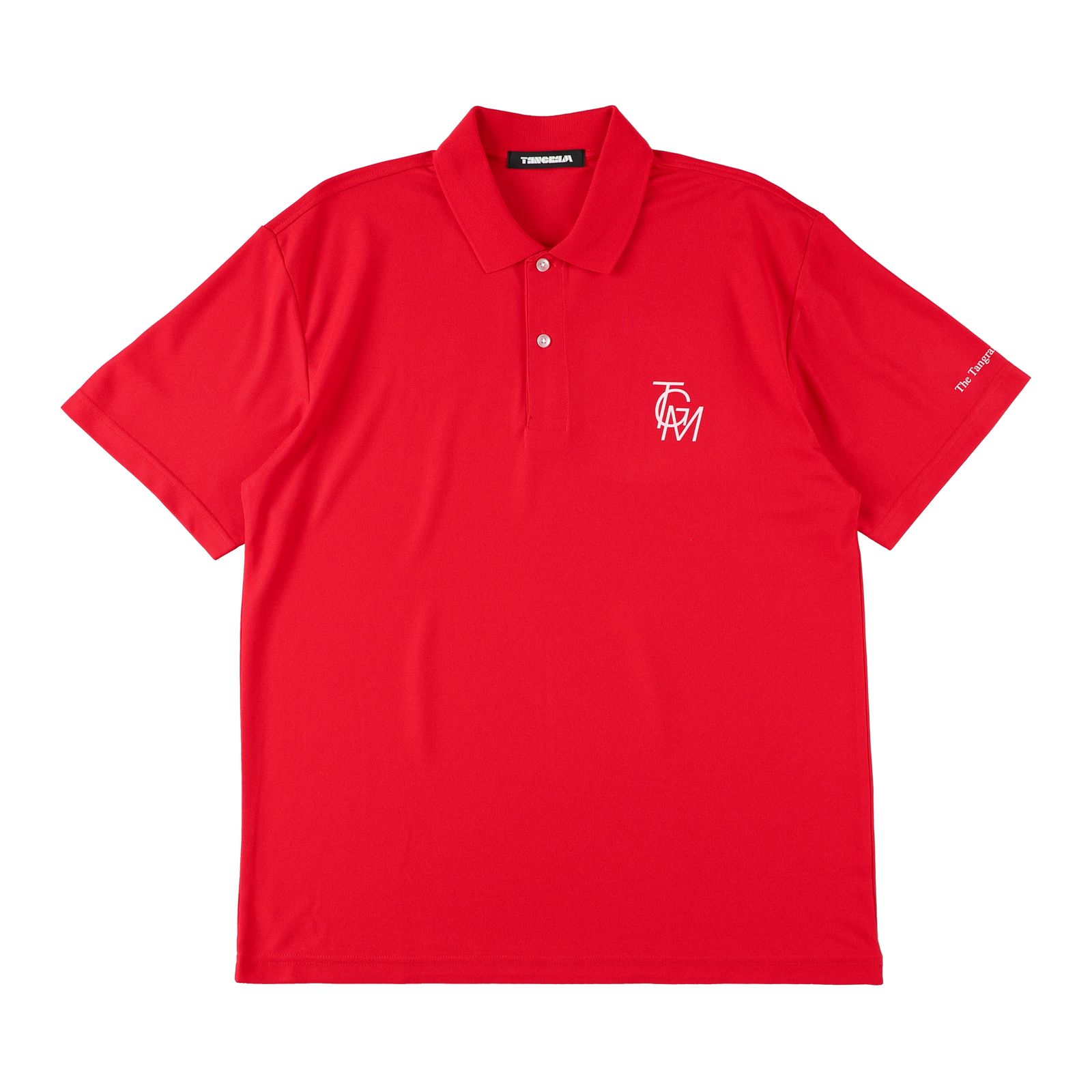 BASIC TGM LOGO POLO SHIRTS RED TGS-MPL98 – TANGRAM