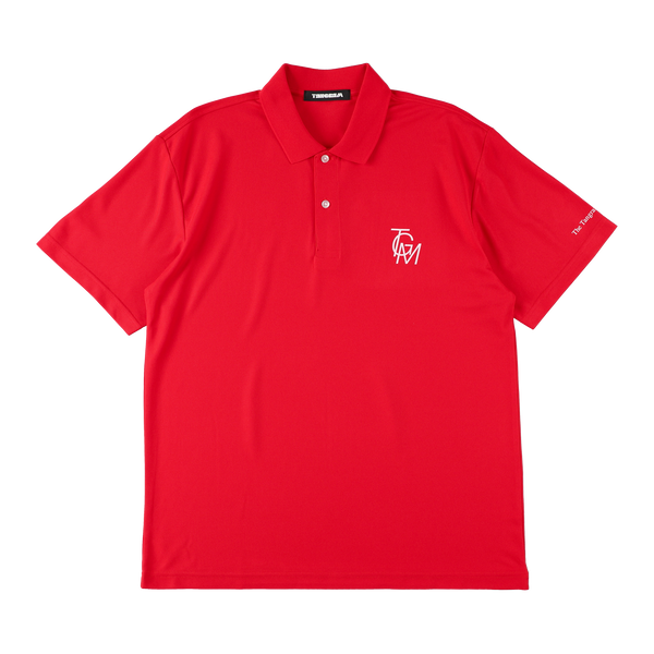 BASIC TGM LOGO POLO SHIRTS RED TGS-MPL98