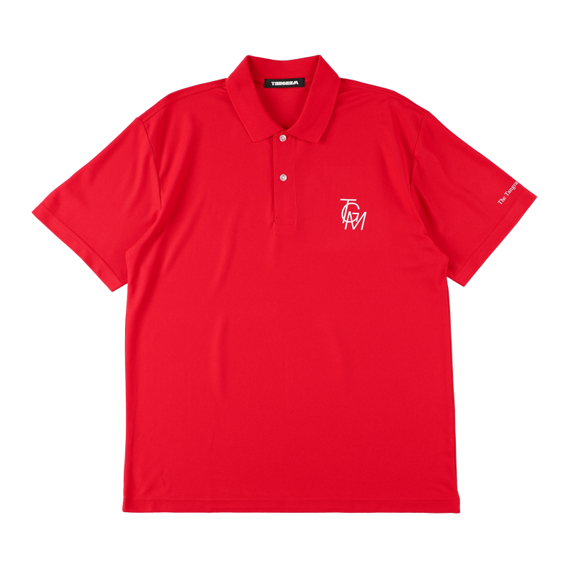 BASIC TGM LOGO POLO SHIRTS RED TGS-MPL98