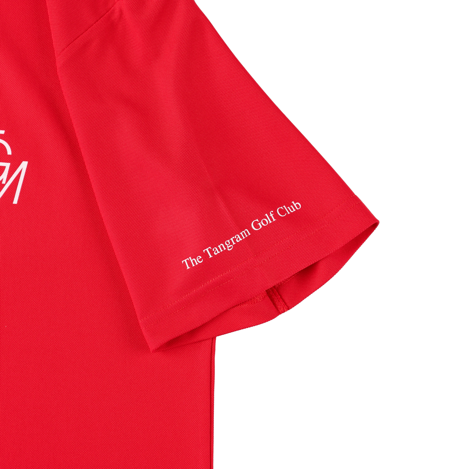 tangram 　LOGO LONG SLEEVE POLO SHIRTS BASIC TGM LOGO POLO SHIRTS RED TGS-MPL98 – TANGRAM