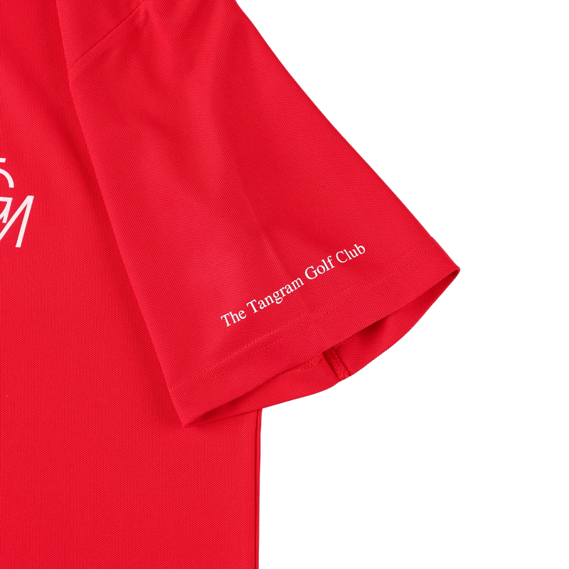BASIC TGM LOGO POLO SHIRTS RED TGS-MPL98
