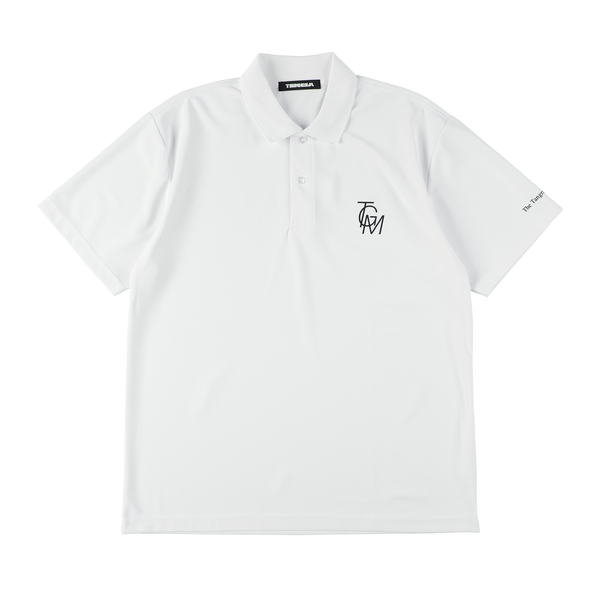 BASIC TGM LOGO POLO SHIRTS WHITE TGS-MPL98