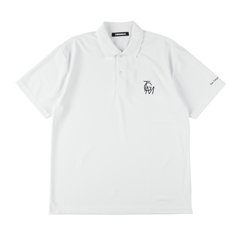 BASIC TGM LOGO POLO SHIRTS WHITE TGS-MPL98