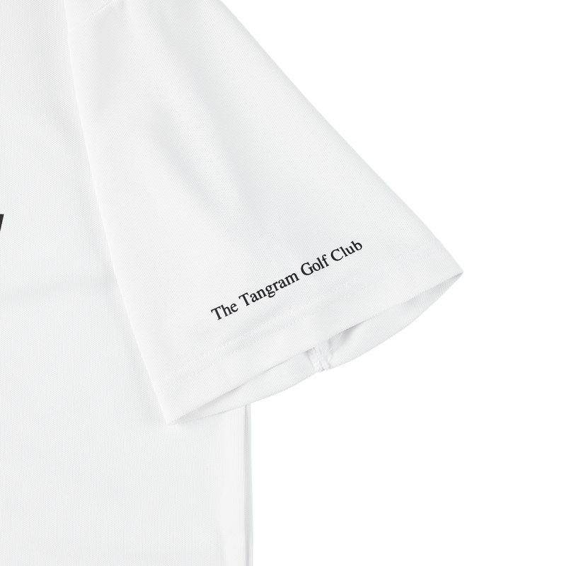 BASIC TGM LOGO POLO SHIRTS WHITE TGS-MPL98