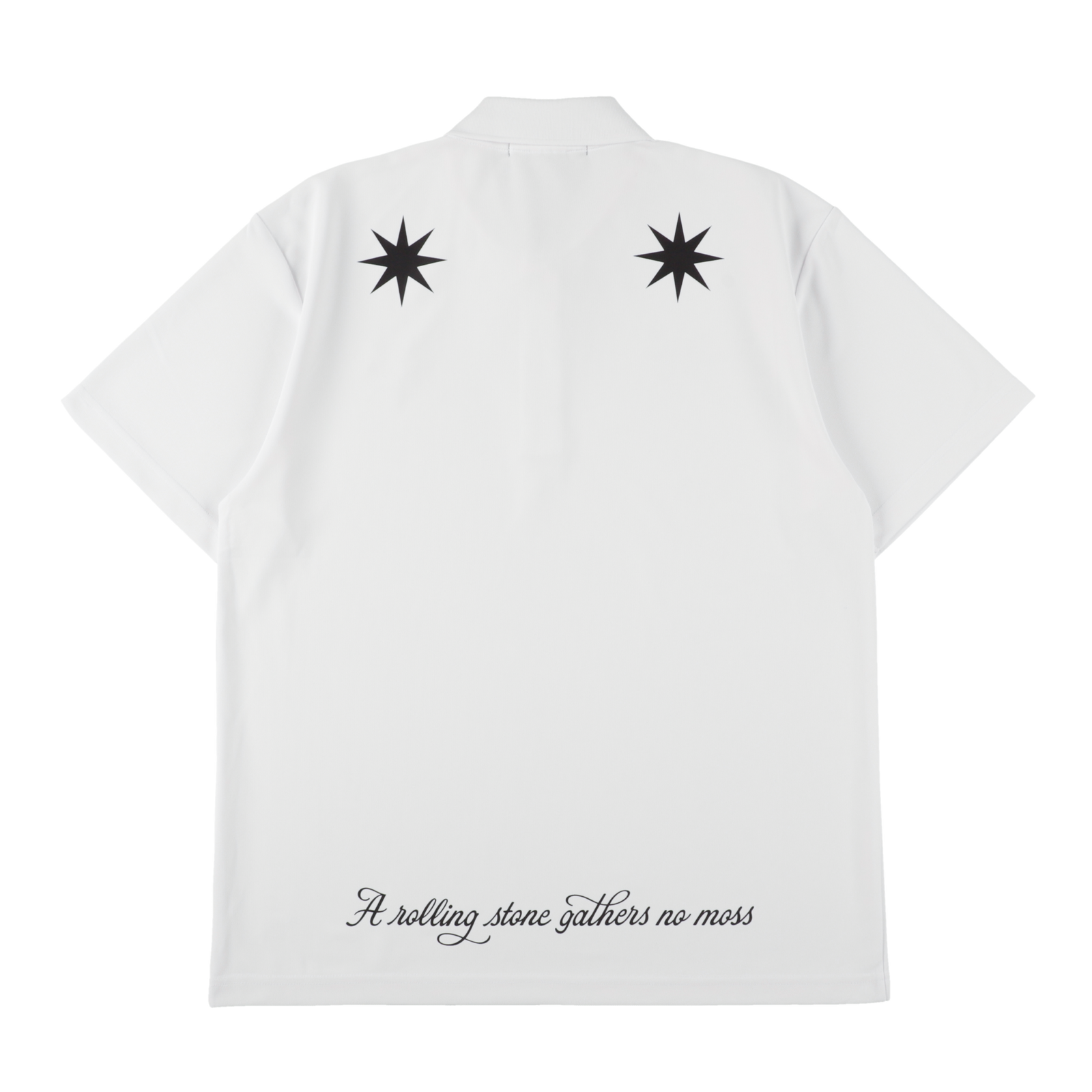 GDC×TANGRAM 5TH ANNIV. GDC STAR POLO SHIRTS WHITE TGS-MPLGDC02