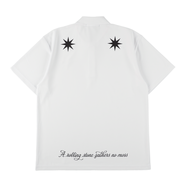 GDC×TANGRAM 5TH ANNIV. GDC STAR POLO SHIRTS WHITE TGS-MPLGDC02