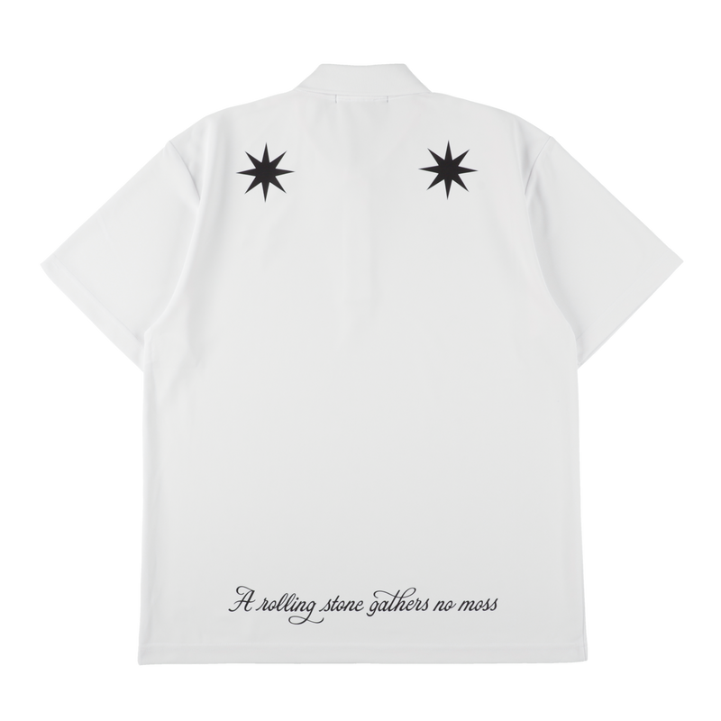 GDC×TANGRAM 5TH ANNIV. GDC STAR POLO SHIRTS WHITE TGS-MPLGDC02
