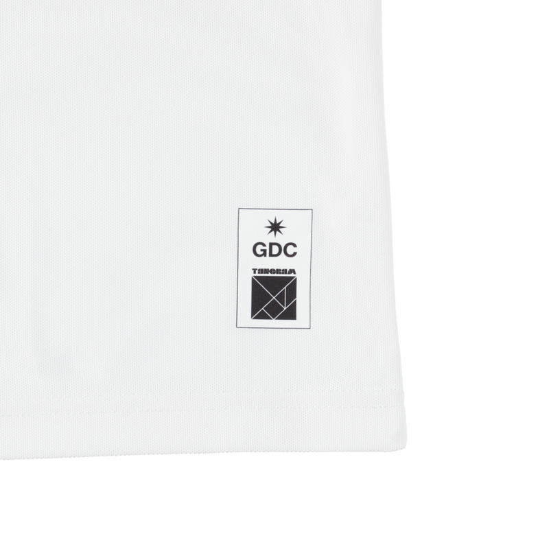 タングラム×GDC5周年記念ポロシャツ ホワイトサイズXL新品未使用 GDC×TANGRAM 5TH ANNIV. GDC STAR POLO SHIRTS WHITE TGS-MPLGDC02