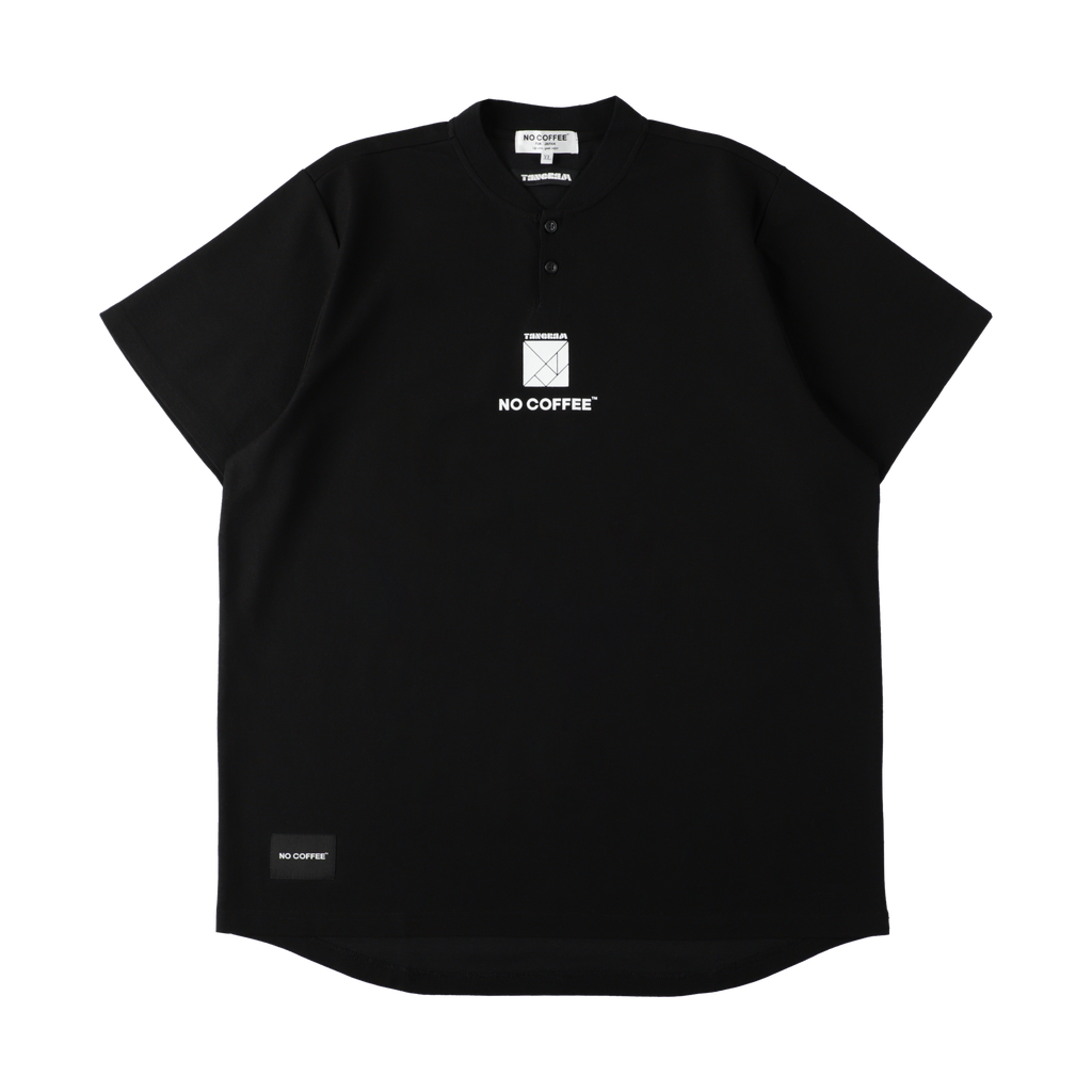NO COFFEE×TANGRAM HENRY POLO BLACK TGS-MPLNC01
