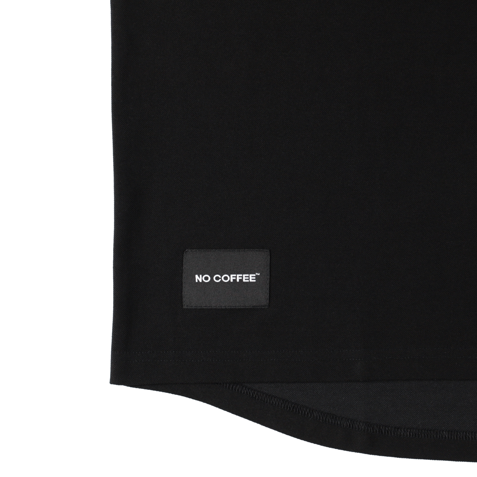 NO COFFEE×TANGRAM HENRY POLO BLACK TGS-MPLNC01