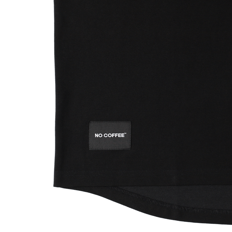 NO COFFEE×TANGRAM HENRY POLO BLACK TGS-MPLNC01