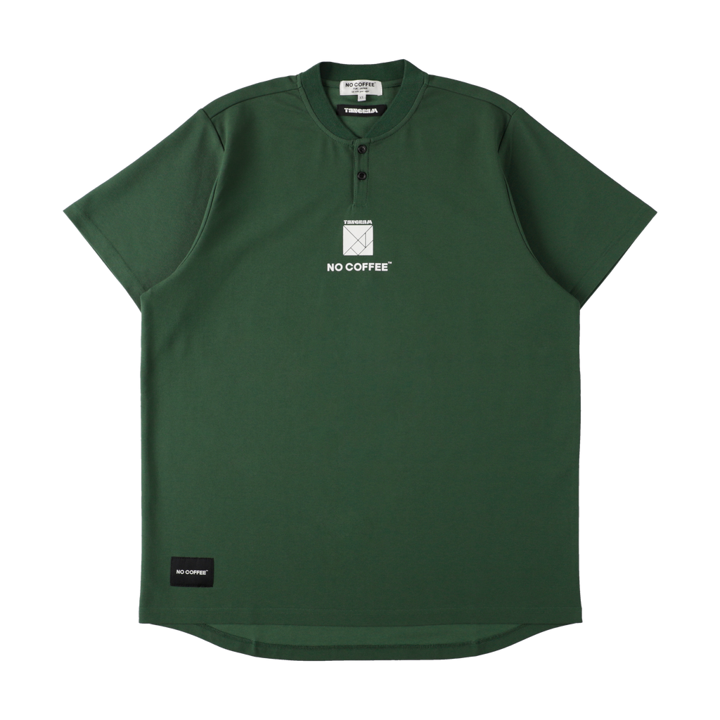 NO COFFEE×TANGRAM HENRY POLO GREEN TGS-MPLNC01