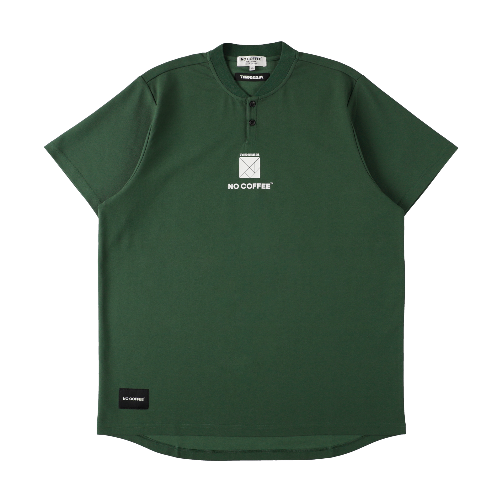 NO COFFEE×TANGRAM HENRY POLO GREEN TGS-MPLNC01