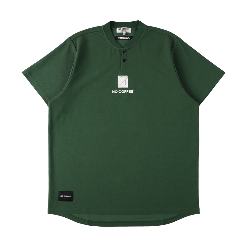 NO COFFEE×TANGRAM HENRY POLO GREEN TGS-MPLNC01